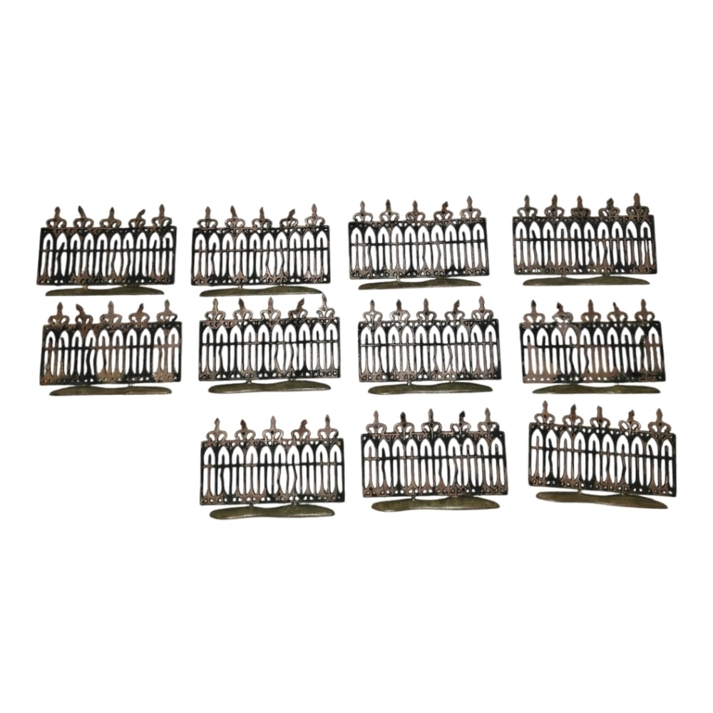 Department 56 Halloween Village Spooky Wrought Iron Fence Set If 11